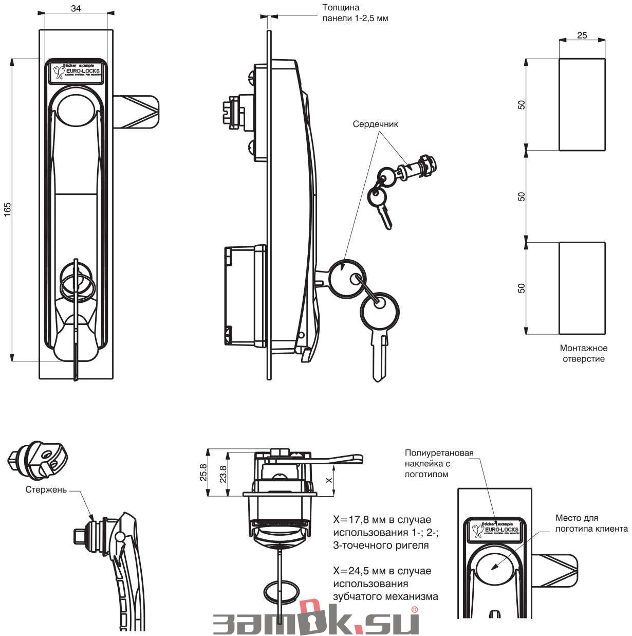 Euro locks замки для шкафчиков